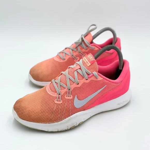 Women's Neon Ombre NIKE FLEX TR 7 Sneakers Shoes 898480-600 Sz 6.5 - Picture 3 of 6